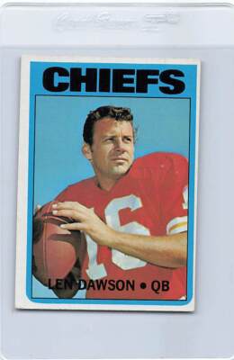 1972 Topps #245 Len Dawson Chiefs NM *DA-D261