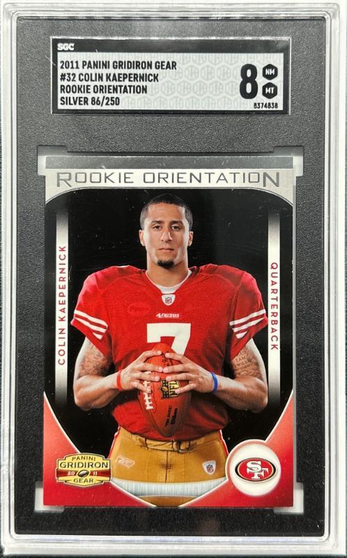 Colin Kaepernick Panini Gridiron Gear Rookie Orientation #32 Jersey-Prime