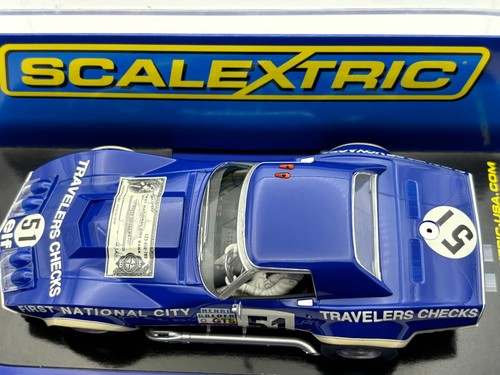 SCALEXTRIC C3654 CHEVROLET CORVETTE STINGRAY L88 #51 74 LE MANS WORKING LIGHTS - Picture 5 of 6