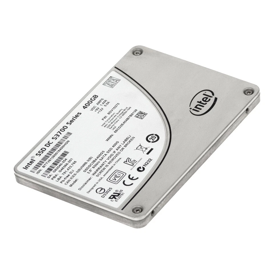 INTEL SSDS2CBA400G3 400GB 2.5" MLC SATA DC S3700 SERIES - Immagine 2 di 3