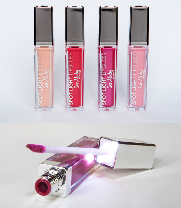 Light up Lip Gloss With Built in Torch And Mirror Bombshell Soft