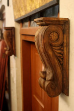 Vintage Wall Bracket Corbel Pair European Style Architectural Antique Shelf 2 PC