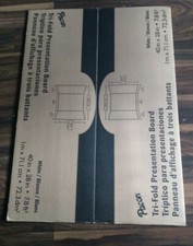 Pacon Foam Presentation Board - 40"W x 28"H - Tri-Fold - 1cm x 71.1 cm