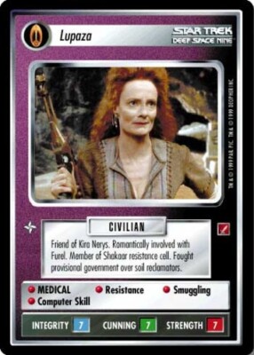 Star Trek: Lupaza [Ungraded] Blaze of Glory STCCG Decipher 1E
