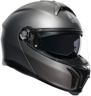 Helmet Modular Fiber AGV TOURMODULAR Mono Moon Grey Matt TG M