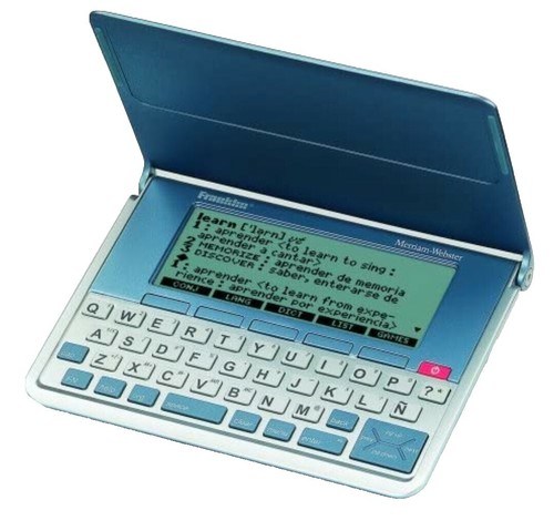 Small Dictionary And Thesaurus Franklin MWD-1450 Merriam Webster