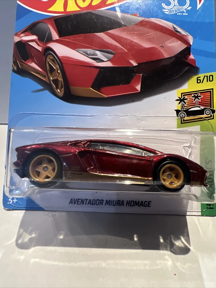 Hot Wheels Super Treasure Hunt Lamborghini Aventador Miura Homage - image 2 of 4
