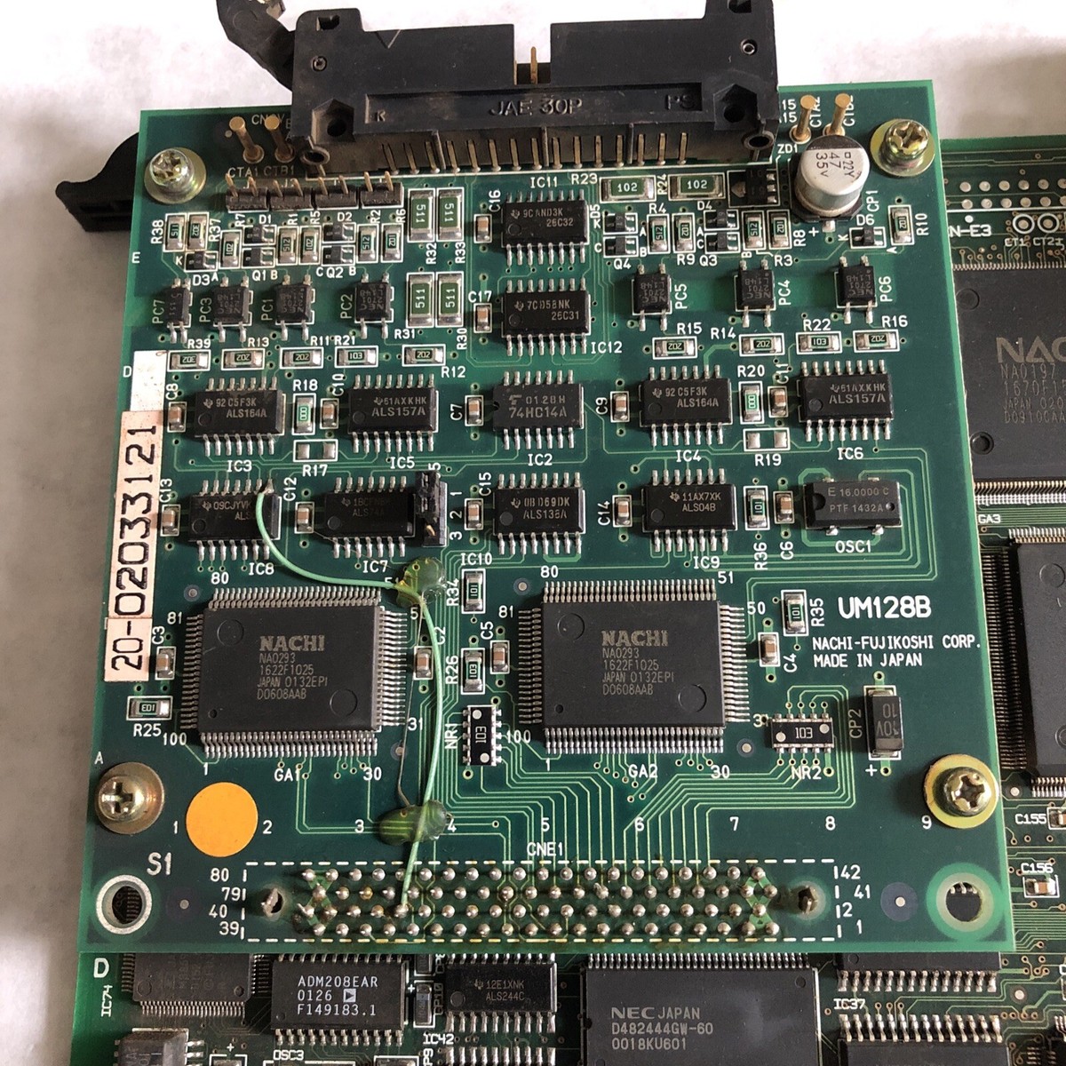 NACHI UM116C,UM128B NACHI-FUJIKOSHI CIRCUIT BOARD,DD | eBay