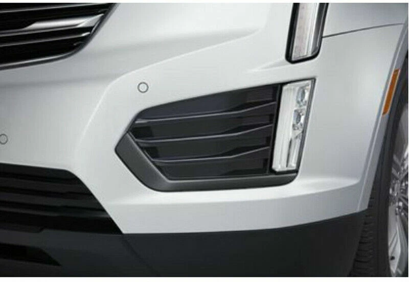 OEM Fog Lamp Trim Pair In Black Ice Chrome For 2018-2020 Cadillac XT5 84005599 Foto 2 de 4