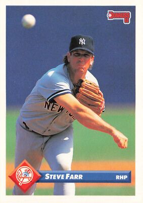 Steve Farr 1993 Donruss #21 New York Yankees