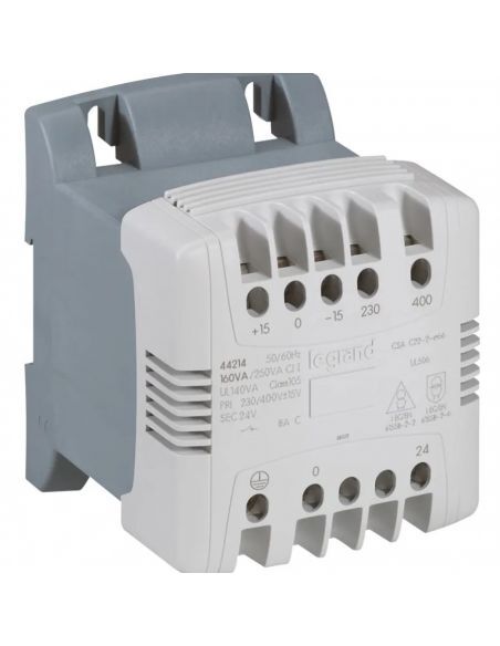 Transformateur Legrand 230V 24V protégez vos circuits de commande 400VA