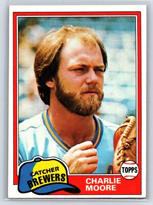 1981 Topps #237 Charlie Moore Milwaukee Brewers | eBay