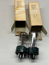 NOS ELECTRON TUBE FAA 6X5GT Sylvania 2 in Lot