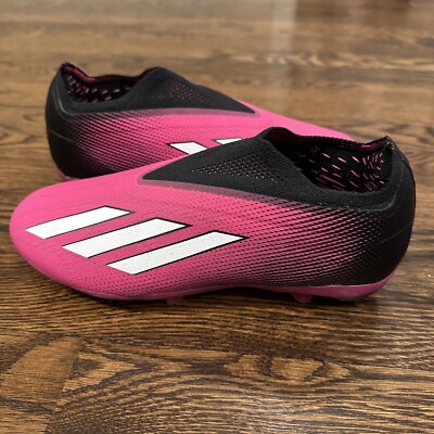 NEW ADIDAS X SPEEDPORTAL + FG J SHOES GZ5120 SOCCER CLEATS PINK BLACK 2