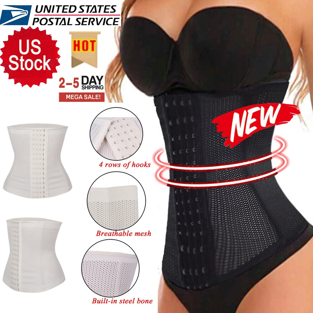 Slimming Waist Shaper Trainer Stomach Tummy Cincher Training Corset + Plus  Size