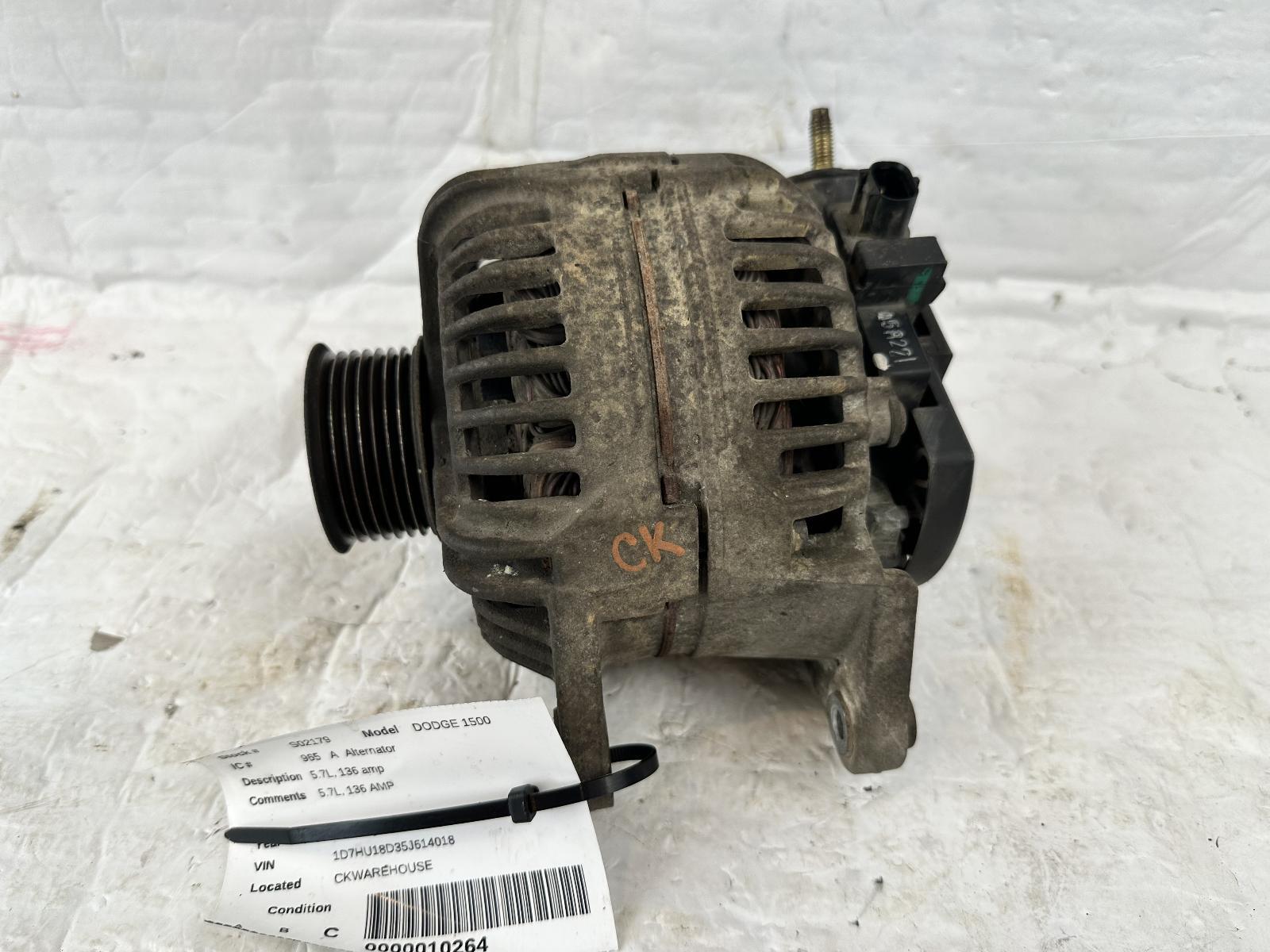 Alternator+0306+DODGE+1500+PICKUP+56028699AA for sale online eBay