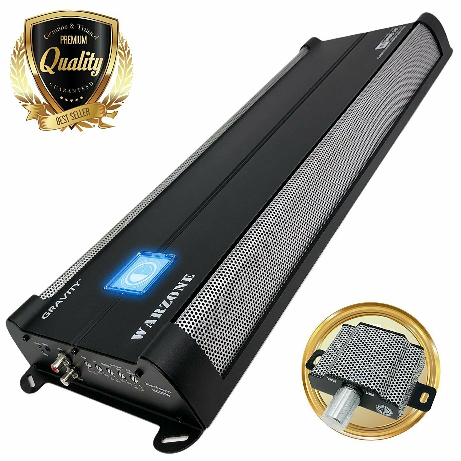 Gravity 8000 Watts Class D 1 Ohm Stable car audio Sub bass C