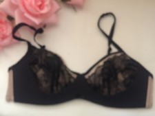  Reggiseno YamaaY taglia it5b us 40b eu 90b con ferretto nero mezze pastiglie 