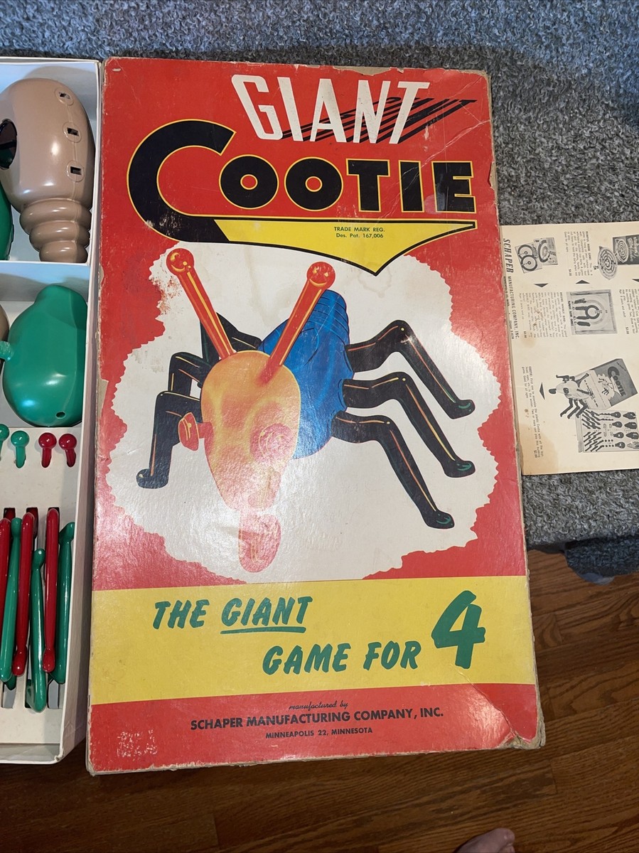 Giant Cootie Game 1949 Schafer Manufacturing | eBay