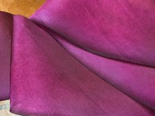 silk ribbon 2.5" on the bias hand dyed 1yd made in USA magenta