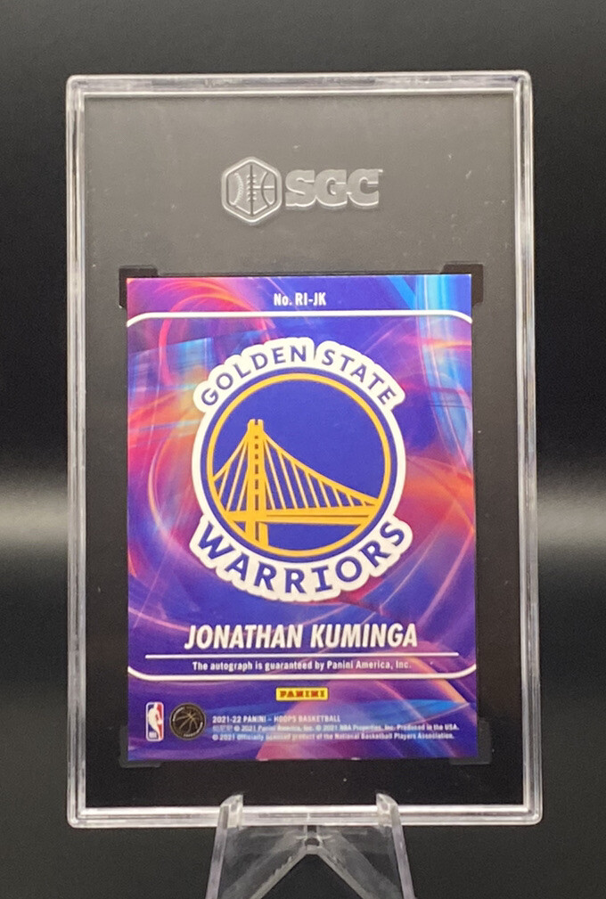 2021-22 Panini NBA Hoops JONATHAN KUMINGA Rookie Ink Auto
