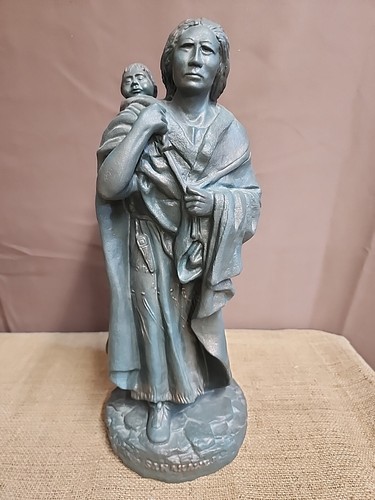 Statua in ceramica Sakawea di Hansens illimitata 2000 firmata RARA