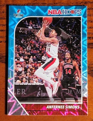 Anfernee Simons 2019-20 Hoops Teal Explosion #268