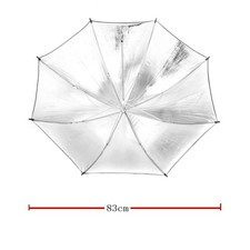 33-inch Reflector Umbrella Black Outside Silver Inside