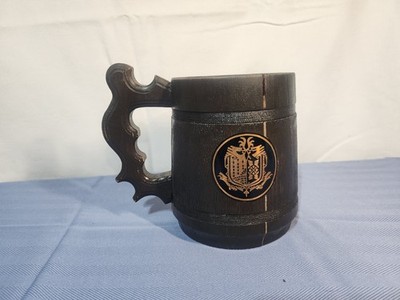 Monster Hunter World Mug Gamer Gift for Him MHW Beer Stein Wooden Tankard Mugs