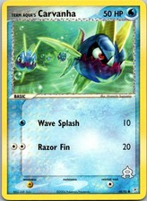 Team Magma vs Team Aqua #48/95 Team Aqua's Carvanha on eBay