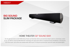 Vizio VSB207 Soundbar with cables.