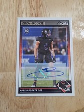 2024 Score AUSTIN BOOKER Autograph #399 Rookie Auto Chicago Bears