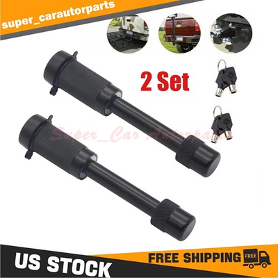 #ad #ad 2PCS Upgrade 5 8in Hitch Pin Lock with Keys for RV Truck Trailer Tow Receiver $18.99