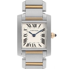 Cartier Tank francaise SM W51007Q4 second hand Women