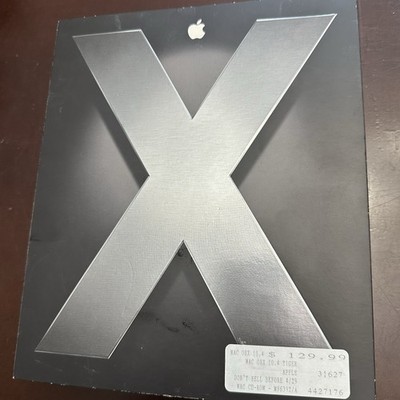 Official Apple M9639Z/A Mac OS X V10.4 Tiger DVD Disc Standard Single User iWork