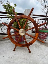 Maritim Holz Schiff Rad Wand Dekor Helm Maritim Ma&szlig;gefertigte Holzgriffe Zuha...