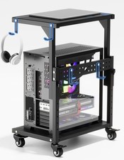 Computer Tower Stand, 6 Level Height Ajustable PC Tower Stand for Floor, Mobi...