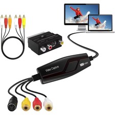 Video Capture Karte USB 2.0 RCA VHS VCR Hi8 Mini DV Digitalisieren Konverter