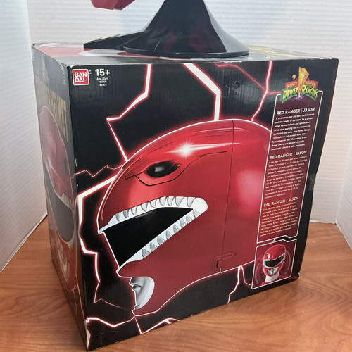 Bandai Mighty Morphin Power Rangers Legacy Jason Red Ranger Helm Maßstab 1:1 - Bild 9 von 10