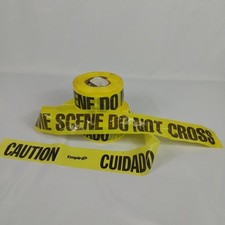 SafetyPro 2Pack Caution Tape Roll 3 in X 1000 ft Yellow Warning Safety Tape Roll