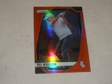 2025 Panini Prizm LIV Golf Red Prizm #40 Phil Mickelson 015/125