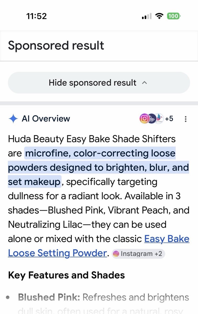 Huda Beauty Easy Bake Shade Shifter in VIBRANT PEACH for warmth