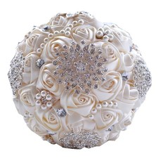 Wedding Bride Bridal Bouquet Brooch Bouquet Bridesmaid Valentine's Day Bouque...