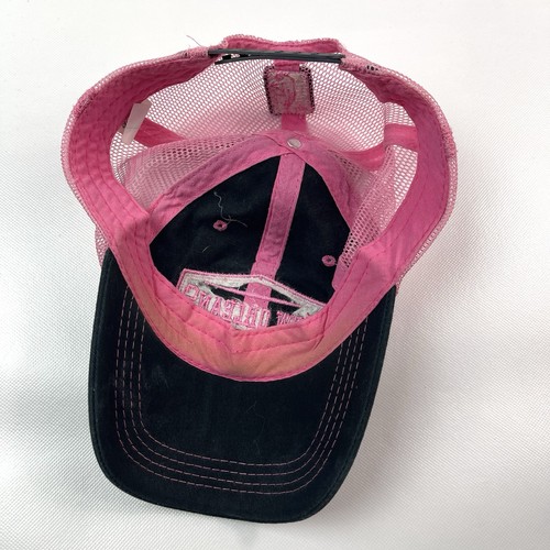 New Orleans 1718 Embroidered Mesh Trucker Baseball Hat Cap Black/Pink Adjustable - Bild 15 von 20