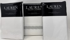 Ralph Lauren Spencer Cable Embroidery King Duvet Cover  2 King Shams 3 Pc Stone