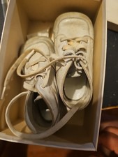 Antique Mrs. Day's Ideal Baby Shoes In Box Medium Leather Danvers Mass 1940s MA