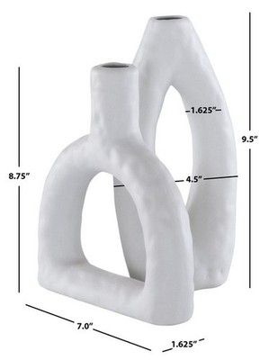 Safavieh PAOLETTE CERAMIC VASE, Reduced Price 2172789930 RDC4011A-SET2