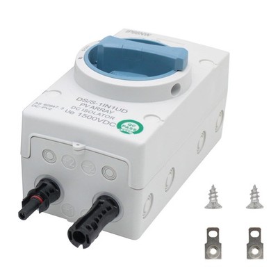 Solar Panel Disconnect Switch 1500V 32A DC IP66, Suitable for Solar Systems, Hom