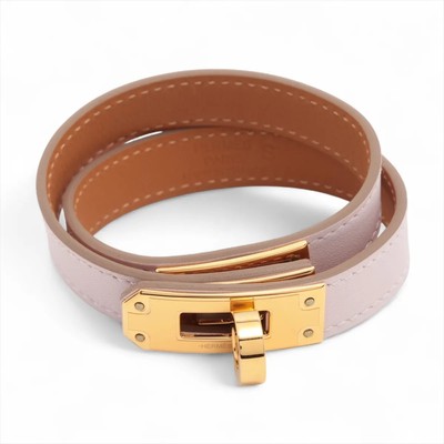 Hermès Mini Kelly du Breuteur B: 2023 Armband T2 GP & Leder Gold x Rosa