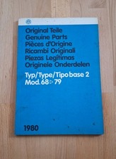 VW Typ 2 1968 bis 79 Original Teile Katalog Bildtafelkatalog Explosionszeichnung
